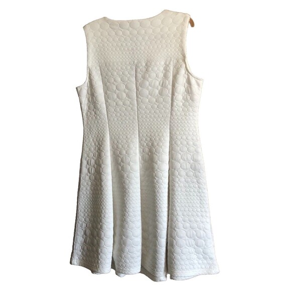 Linea Domani Limited Edition Women’s White Circle Quilt Design Dress Size 16 - Picture 2 of 15